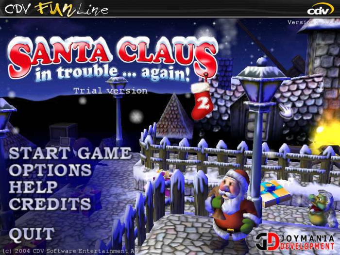 Game Santa Claus in Trouble